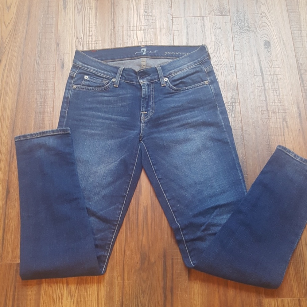 For all 7 Mankind size 26 blue Jeans length 29